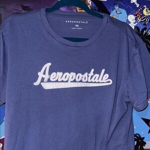 Aeropostale Women’s Indigo Tee with White Script